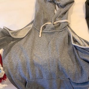 Splendid cold shoulder hoodie
